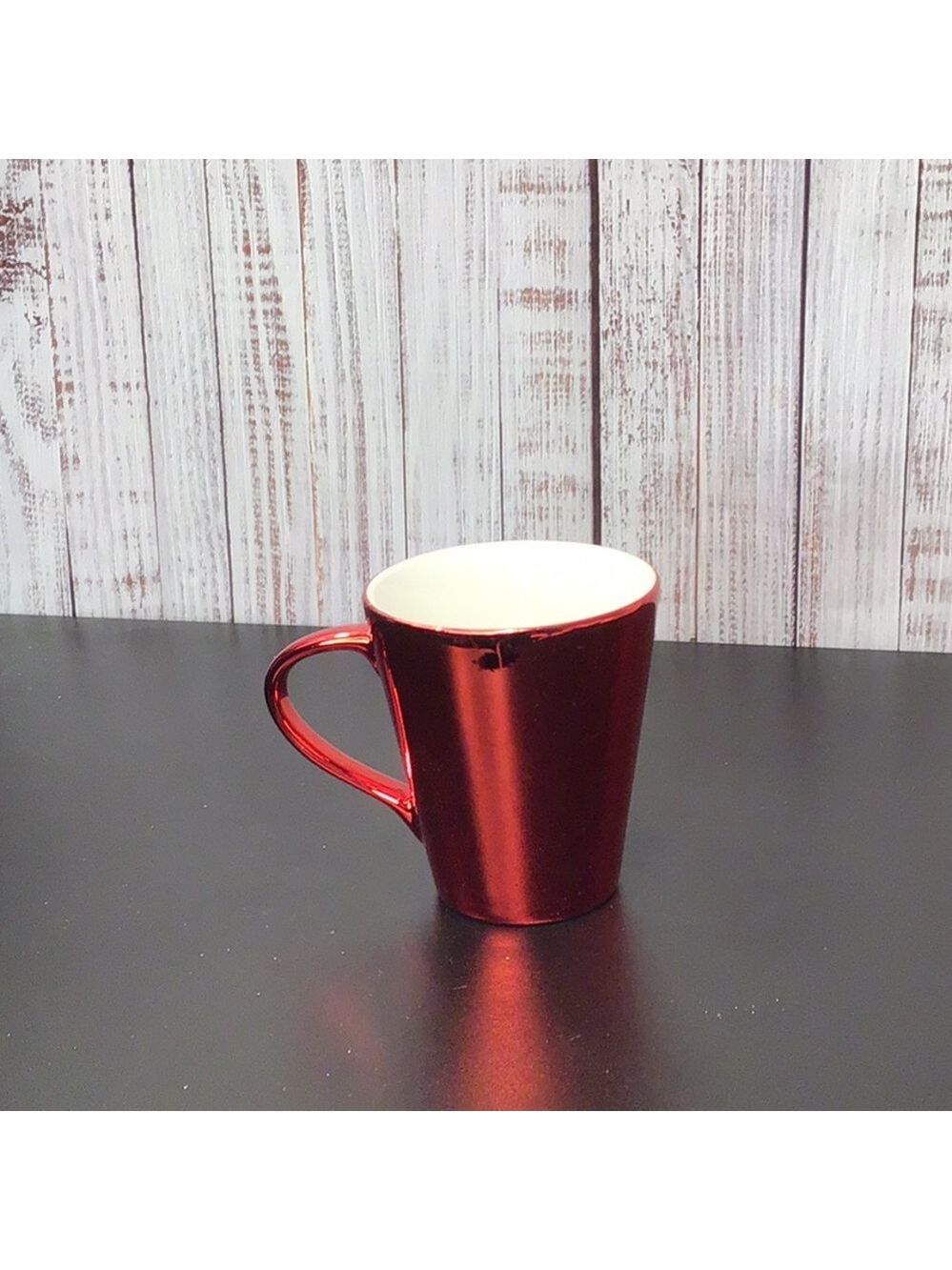 Starbucks Red Metallic Demitasse / espresso cup - Picture 2 of 4
